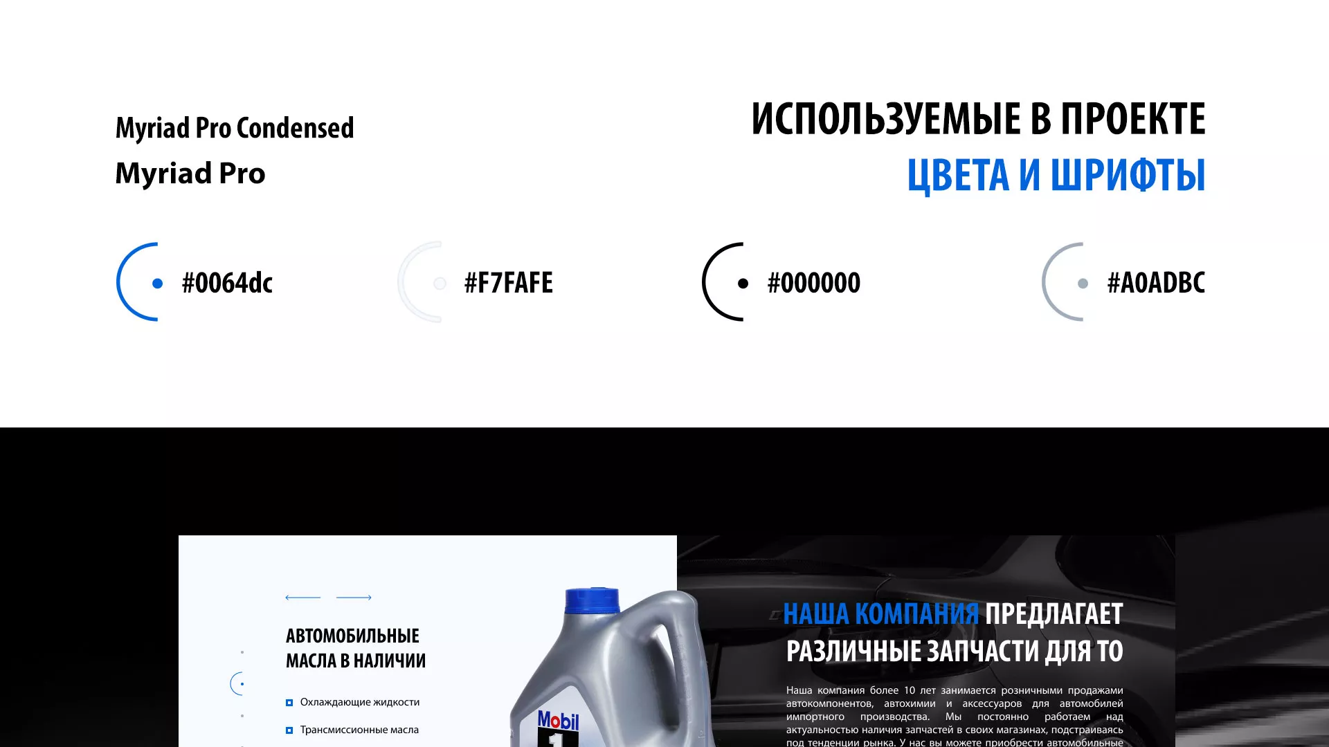 Разработка сайта магазина автозапчастей «М7» в Озёрске